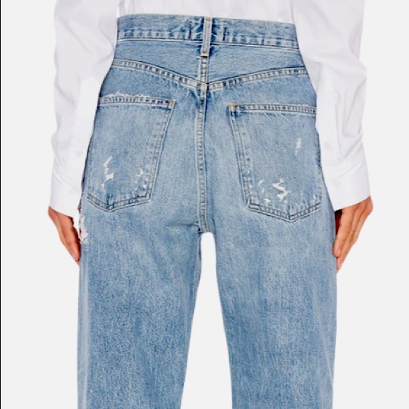 AGOLDE 90s Jeans Cut off Shorts In Fallout - Picture 11 of 11